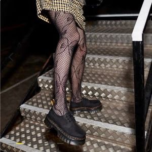 Audrick poly & leather platform Dr Martens